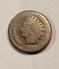1868 P Indian Head Cent Penny  Very Worn, But No Damagel - C9917