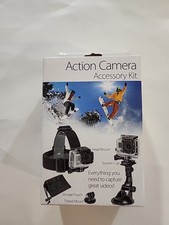 Action Camera Accessory Kit Sunpak PlatinumPlus Head Tripod Mnt. Suction Cup