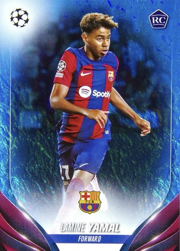 Lamine Yamal #64 — 2023 Topps UEFA Club Jade Edition soccer card