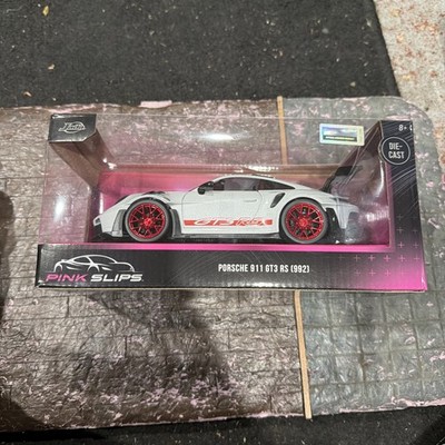 Jada Pink Slips Porsche 911 GT3 RS 992 Silver 1:24 scale Diecast