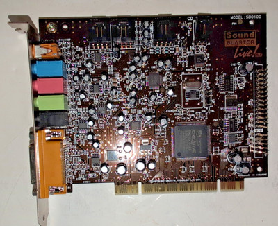 PCI Audio Card - Creative Labs Sound Blaster Live! 5.1 SB0100