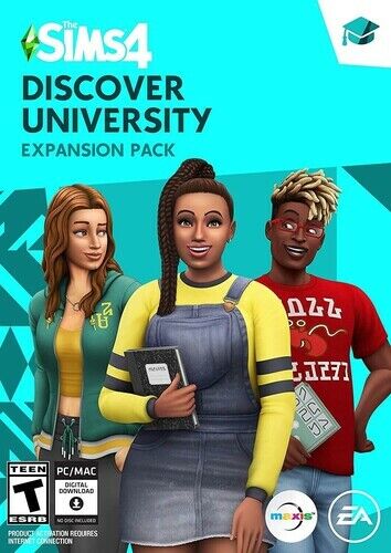 THE SIMS 4 Discover University Expansion Pack PC Game NEW - Picture 1 of 1