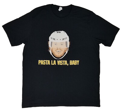 Barstool Sports ''PASTA LA VISTA, BABY'' David Pastrnak Graphic T-Shirt Mens XL