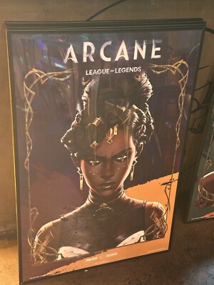 ARCANE Mel Medarda Vinyl Poster Riot Boba Bear EXCLUSIVE Retired Limited League