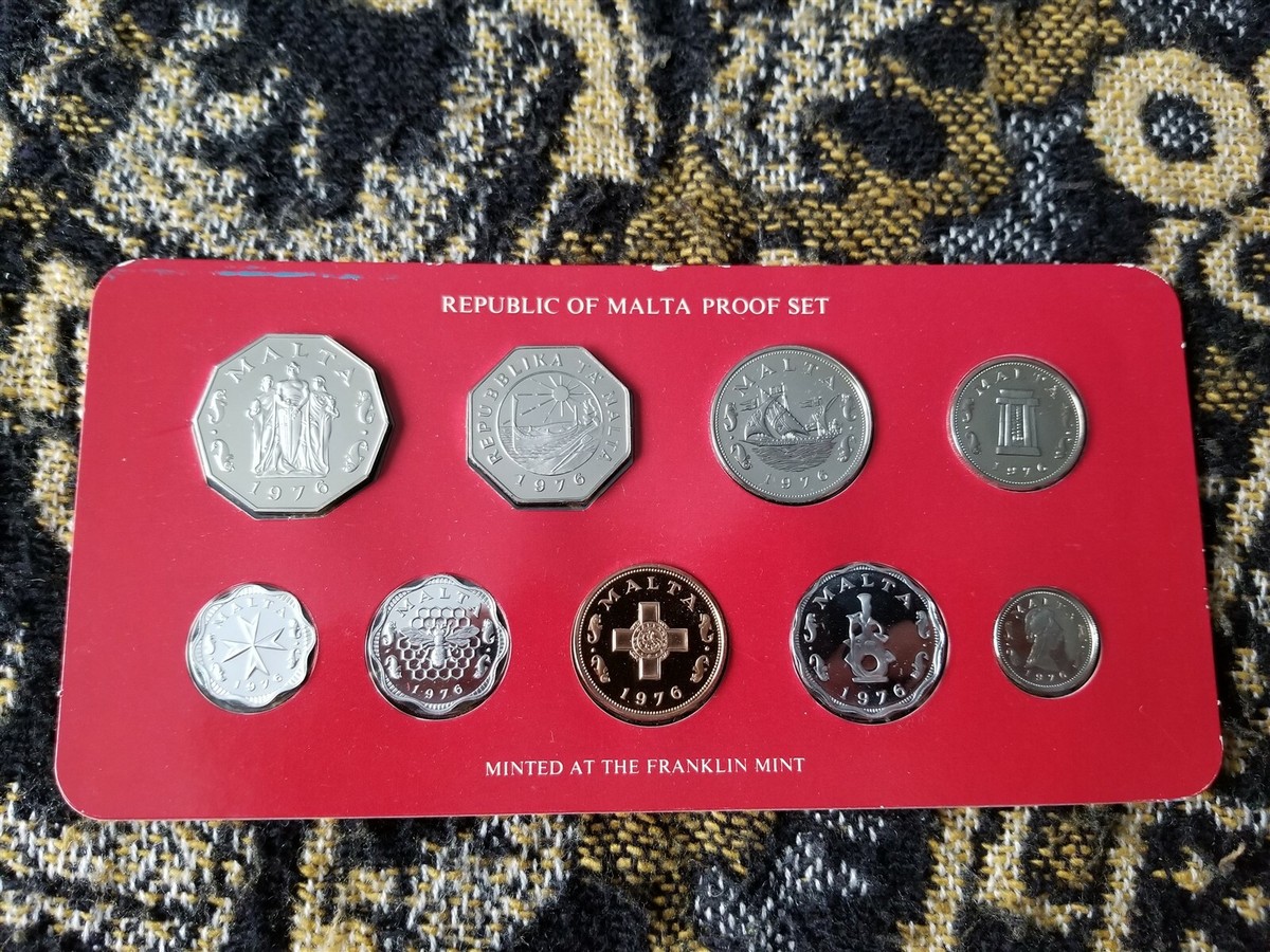 Malta 1976 Proof Set - Original Packaging - COA - i Tariff Incl | eBay