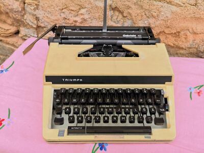 Analog typewriter, vintage typing machine, Gabriele 10 Triumph | eBay