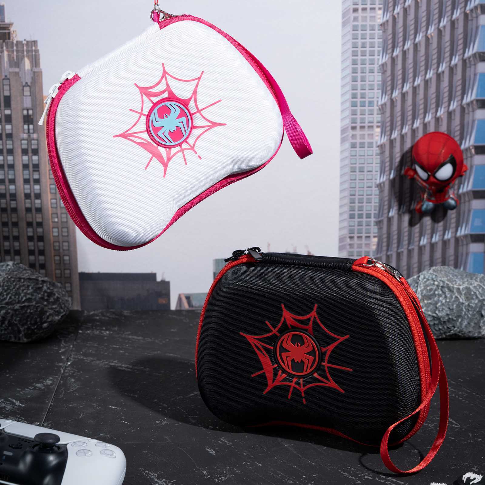 Controller Carrying Case for PS4, NS Pro, Xbox, PS5 Controller Spider Sense