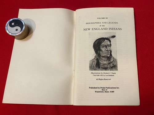 1970 Biographies & Legends of The New England Indians Vol 2 & 3 By Leo Bonfanti - Picture 10 of 14