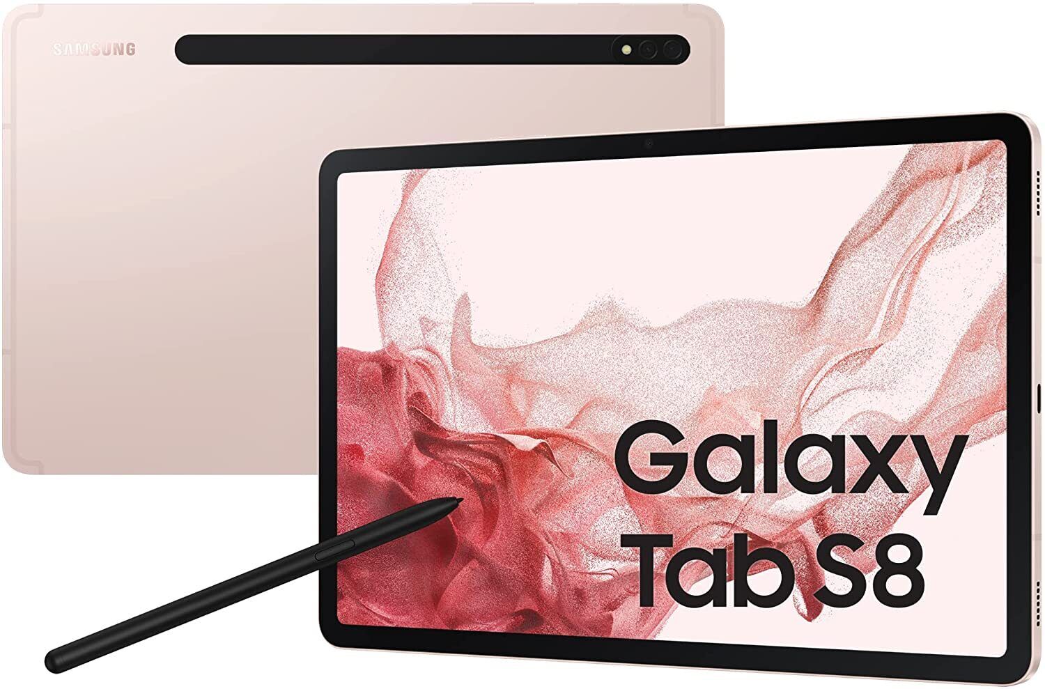 Samsung Galaxy Tab S8 11" 8GB + 128GB Tablet SOLO WIFI X700 PINK GOLD