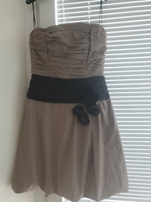 Trägerloses Kleid von Marie Blanc in Größe 38 Abend Party Cocktail Brautjungfer