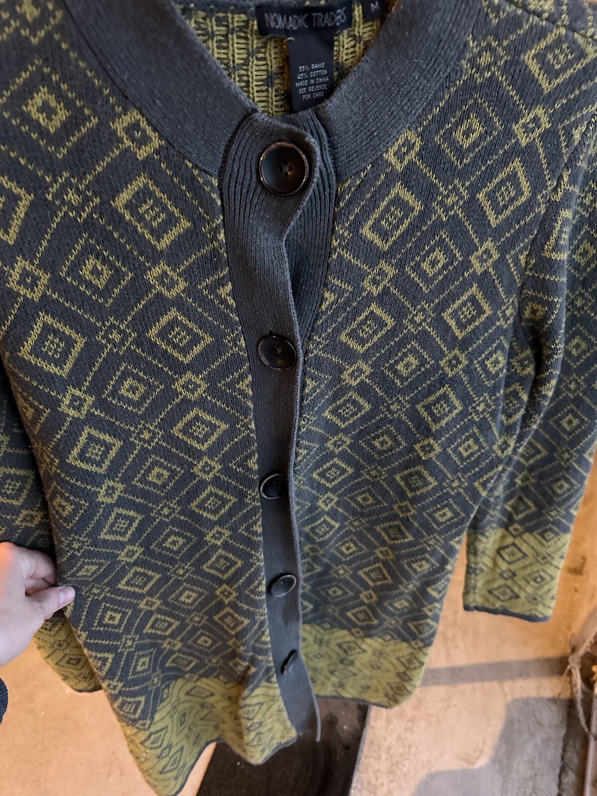 Nomadic Traders Women's Longline Button Cardigan … - image 5