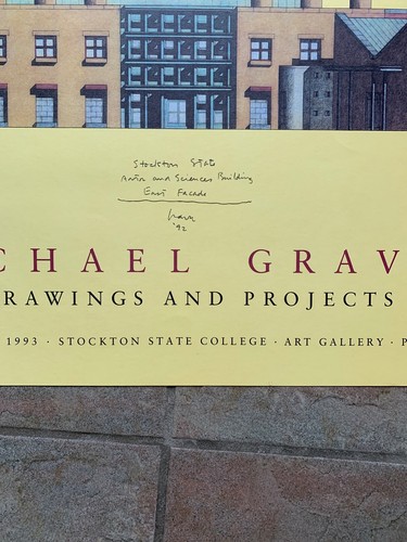 Michael Graves Drawing And Projects Stockton State Collage 1992 - Picture 3 of 7