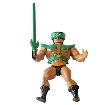 Vintage 1981 MOTU He Man TRI-KLOPS Action Figure Rotating 3 Eyes, Sword & Armor