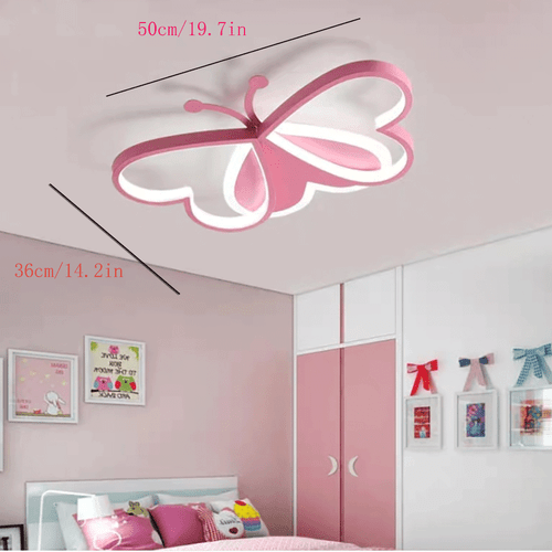 LED Kinder Deckenlampe Schmetterling Kinderzimmer Deckenlampe Mädchenzimmer - Bild 12 von 12