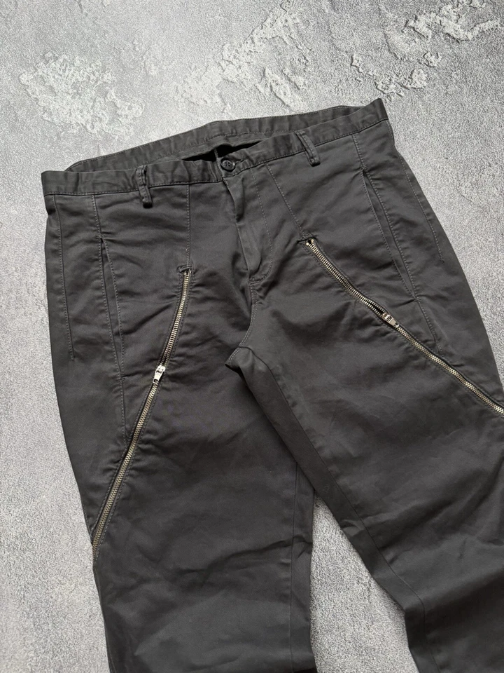 Pantalón Pantalón Jean Chino Takeshy Kurosawa 32/32 Avantgarde 3D Y2K Vintage  Foto 4 de 4