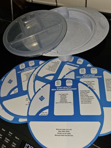 Portion Control Covered Plate Tray Plus Recipes Ideas Weight Watchers Nutrition