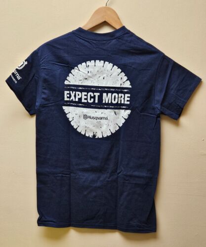 Camiseta Oficial Husqvarna "Expect More" Azul - Talla Pequeña - Imagen 3 de 3