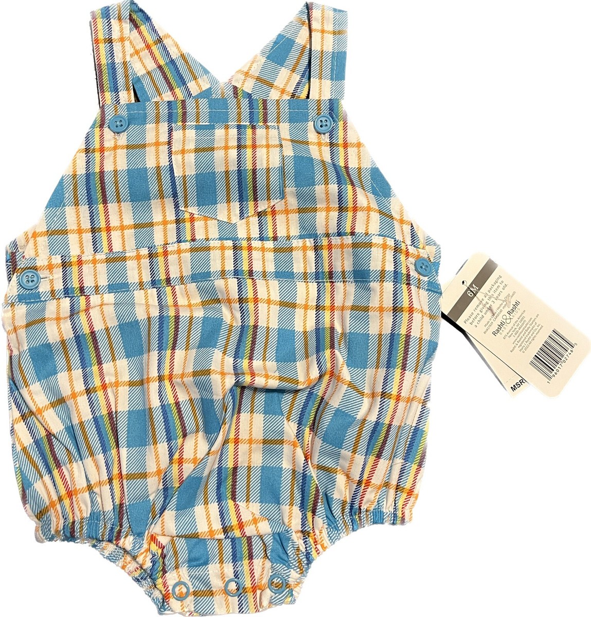 Rashti & Rashti Baby Starters Overalls And Hat For Baby Size 6Mo