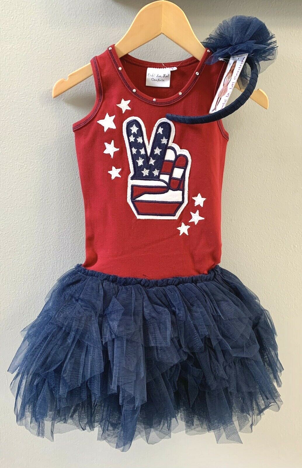 NWT Ooh La La Couture Girls' 4th of 