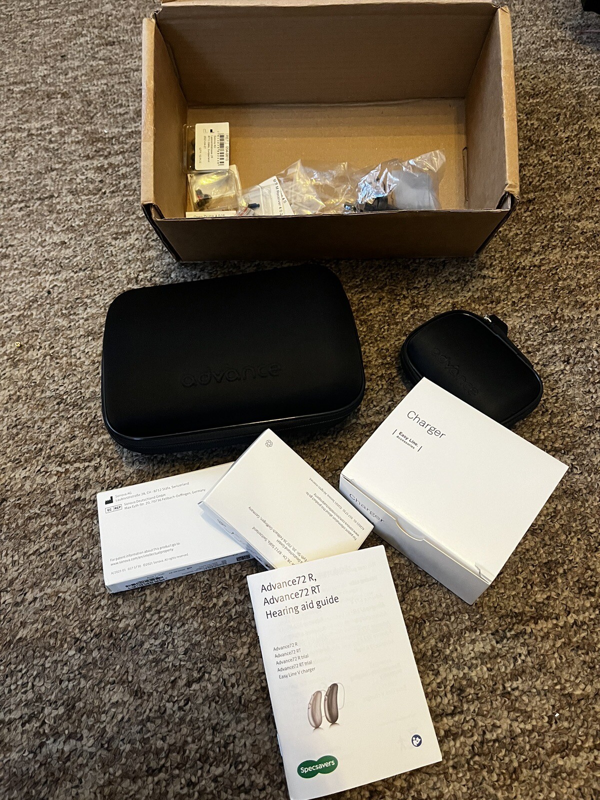 Specsavers Advance 72 RT Hearing Aid 672 Left and Right Brand New eBay