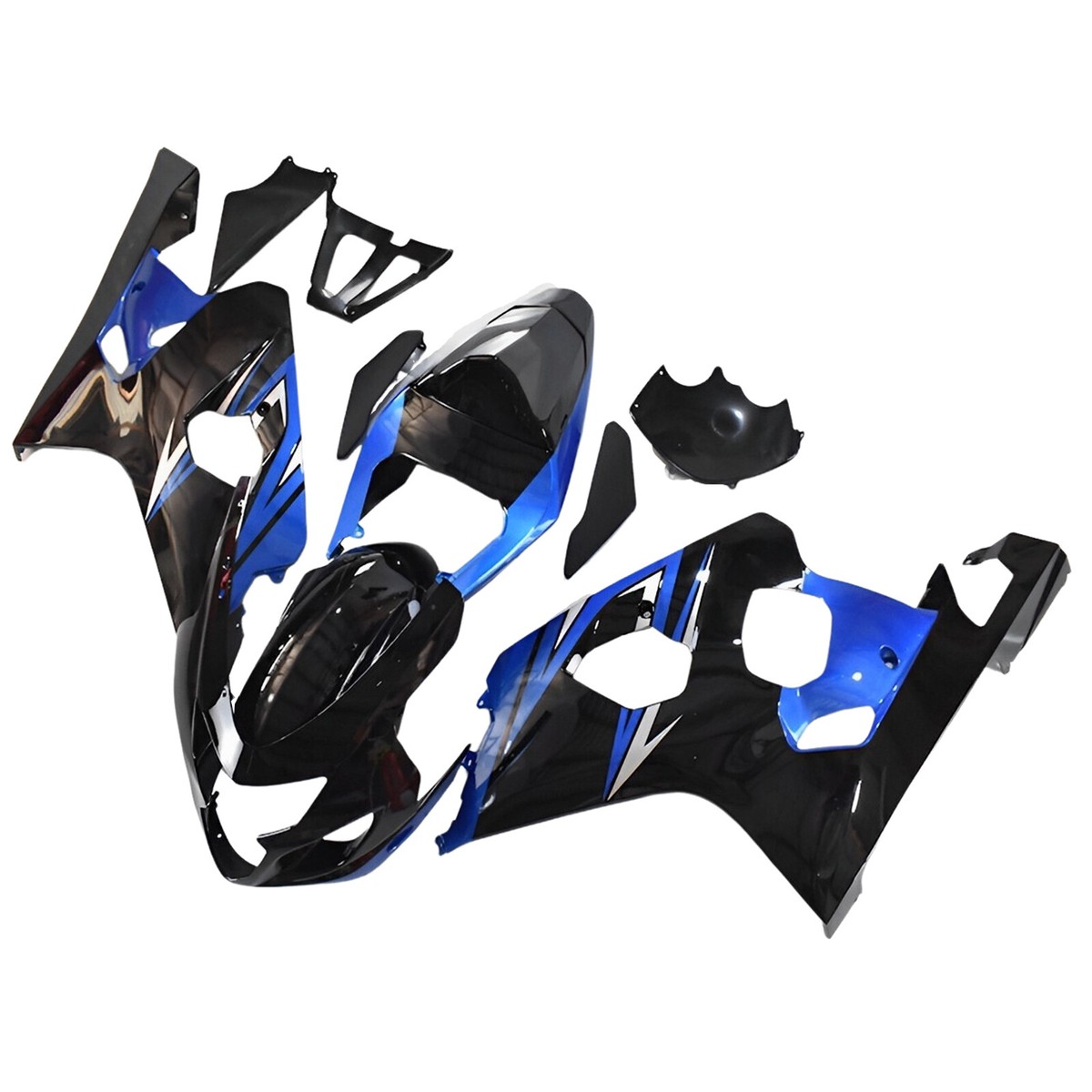 Blue Black Fairings Kit for Suzuki 2004 2005 GSXR600 GSXR750 04 05