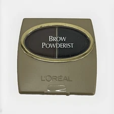 L'Oreal Brow Powderist Redefining Brow Powder Original Full Size Dark Brown NEW