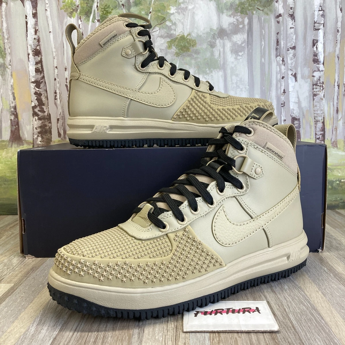 Nike Lunar Force 1 Duckboot Beige DZ5320 200 Men s Size 9.5 Shoes