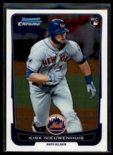 2012 Bowman Chrome  Kirk Nieuwenhuis RC #24 New York Mets