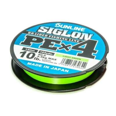 Sunline Siglon PE X4 Hellgrün Japanische geflochtene UL Schnur Forellen
