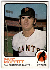 Randall Moffitt 1973 TOPPS Baseball Card #43 GIANTS