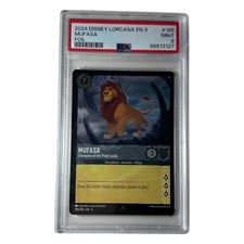 2024 Disney Lorcana EN 3 Foil Mufasa Champion of the Pride Lands 185 Mint PSA 9