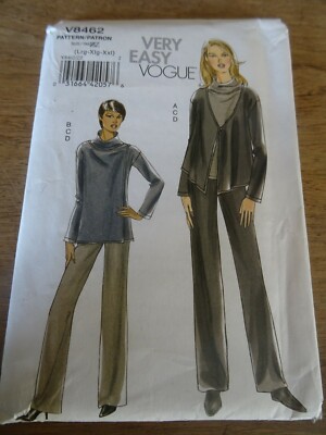 8462 MUSTER ''VOGUE 4 CREATIONS HOSE UND TUNIKA JACKE TOP L BIS XXL