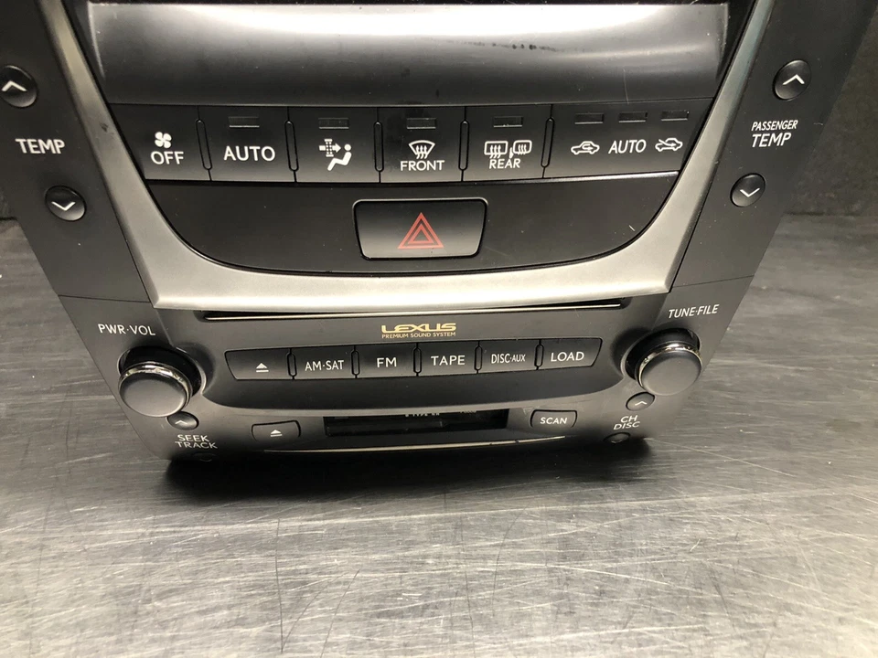 Lexus GS350 2008 2009 navegación pantalla de visualización climatización receptor de radio Foto 3 de 4