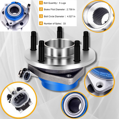 2003 Impala Wheel Bearing Front Or Rear Wheel Hub Bearing Assembly For Chevy Uplander, Venture, Pontiac Montana Wheel Bearing For 2008 Saturn Aura - Foto 10