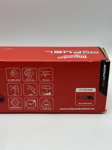 Milwaukee M12 FUEL FHIR14LR 12v Brushless 1/4" Extended Reach High Speed Ratchet - Picture 6 of 7