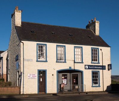 Photo 6x4 Stranraer Tourist Information office - Jnauary 2018 Old OS Maps c2018
