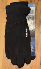 HEAD Sz M Waterproof Hybrid Warmth Ski Gloves Breathable Insert Touchscreen