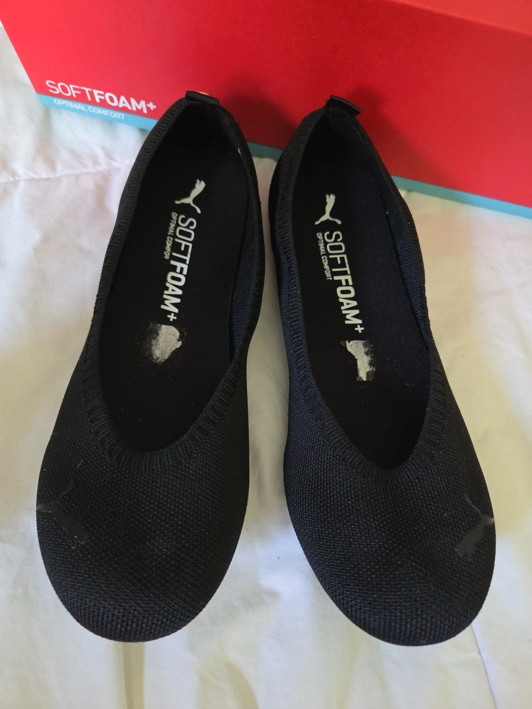 Ballerine slip on donna PUMA Iliana nere in morbida schiuma taglia 8 5