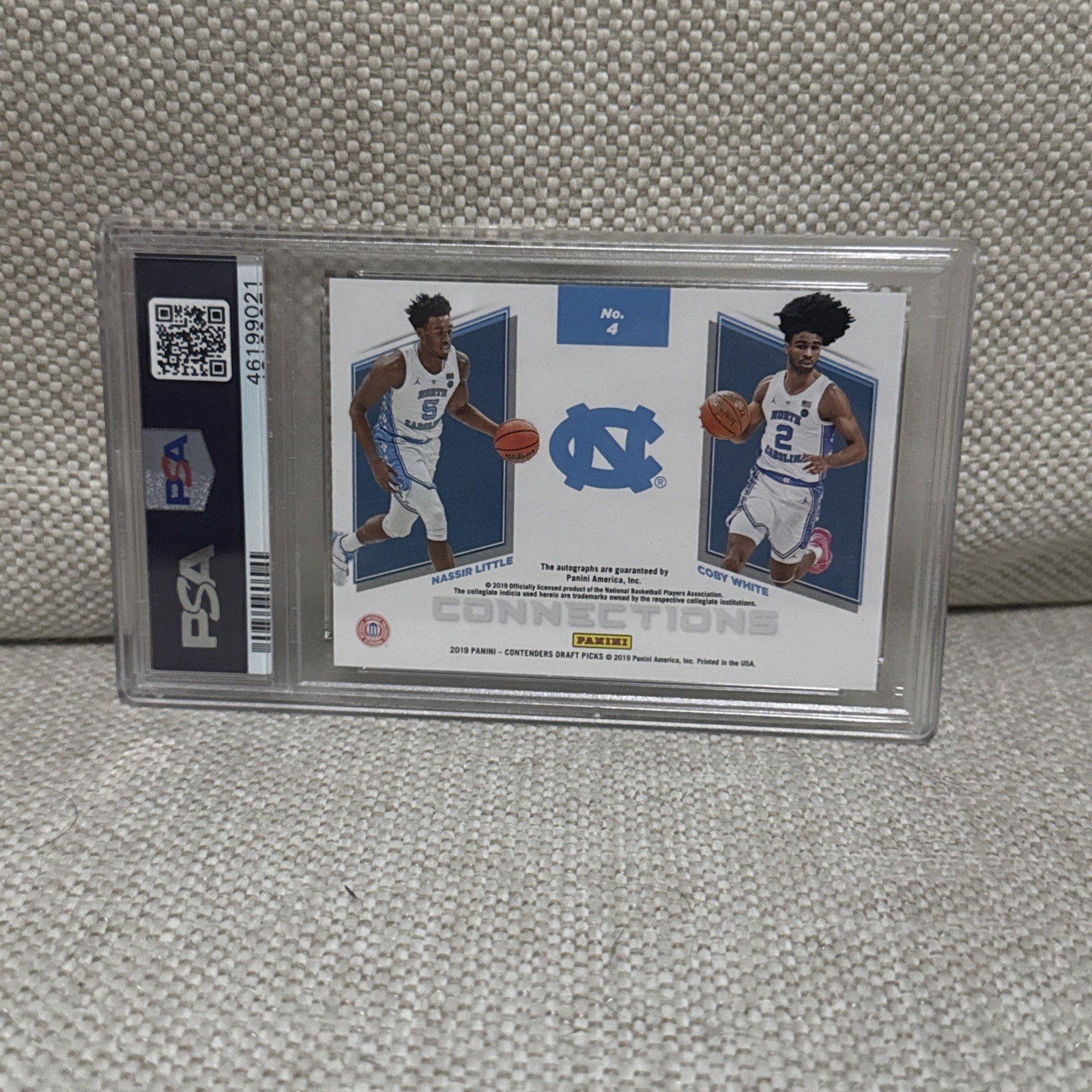 19-20 Contenders DP Basketball N.Little/C.White Coll.Connections Autos PSA 10! view 2