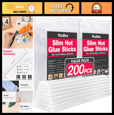 200 PCS Mini Hot Glue Sticks 8" x 0.27" for Glue Guns - Ideal for Wood, Metal, F 0.21 per gallon