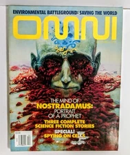 Rare Vtg Vintage Omni Magazine Dec 1993 Nostradamus Prophet Sci-Fi Stories New
