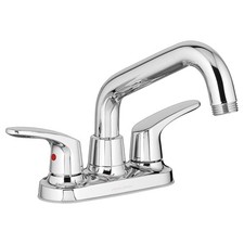 American 7074.240.002 Laundry Faucet 2-Hole Polished Chrome 1.5 GPM Brass