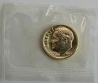 1962 P Silver Proof Roosevelt Dime 10 Cents Proof Set Cello