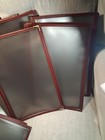 12-pack Of 8.5 By 14 " Maroon 6 View Restaurant Menu Covers Very Good Condition — photo 6