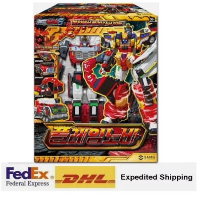 メタルカードボットS フレイムノヴァ FLAMENOVA Metal Cardbot S Flame Nova FLAMENOVA Fire Car Transformer Robot+
