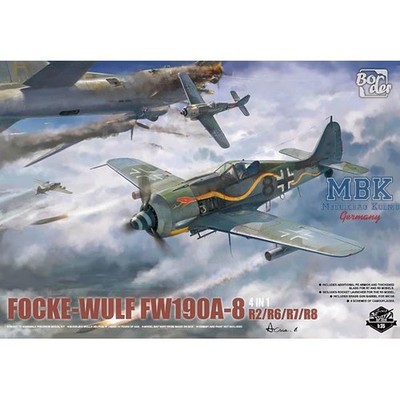 BORDER MODEL BF-009 Focke-Wulf Fw 190A-8 R2/R6/R7/R8 (4 in 1)