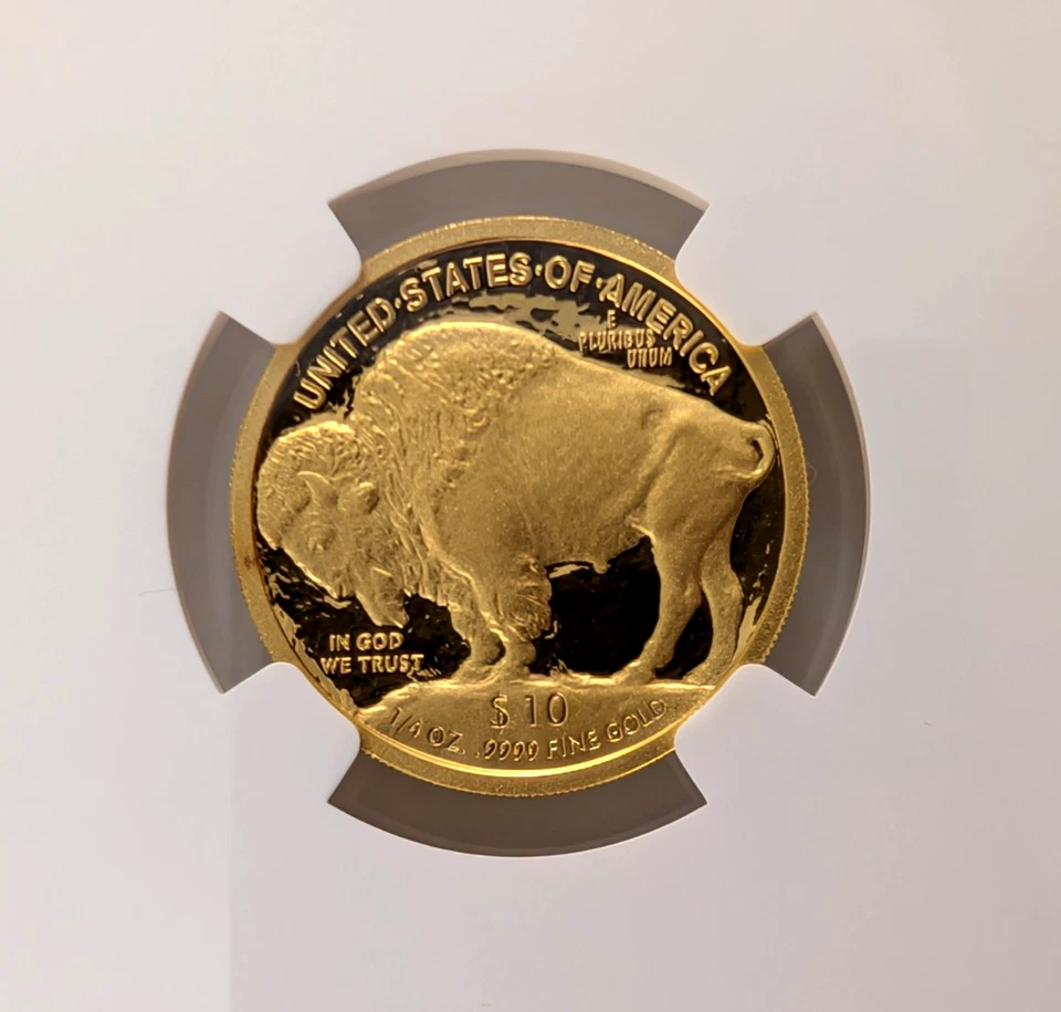 2008 W $10 American .9999 Gold Buffalo Graded PR70DCAM by NGC - Image 4 of 4