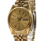 Vintage 80s SEIKO 5 7009-3110 Gold Day/Date 36mm Automatic Men's Watch JP A129