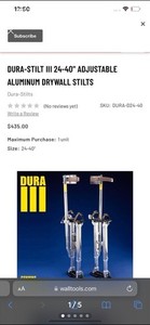 Wal Board Tools First T Wall Tools Pair Of Stilts