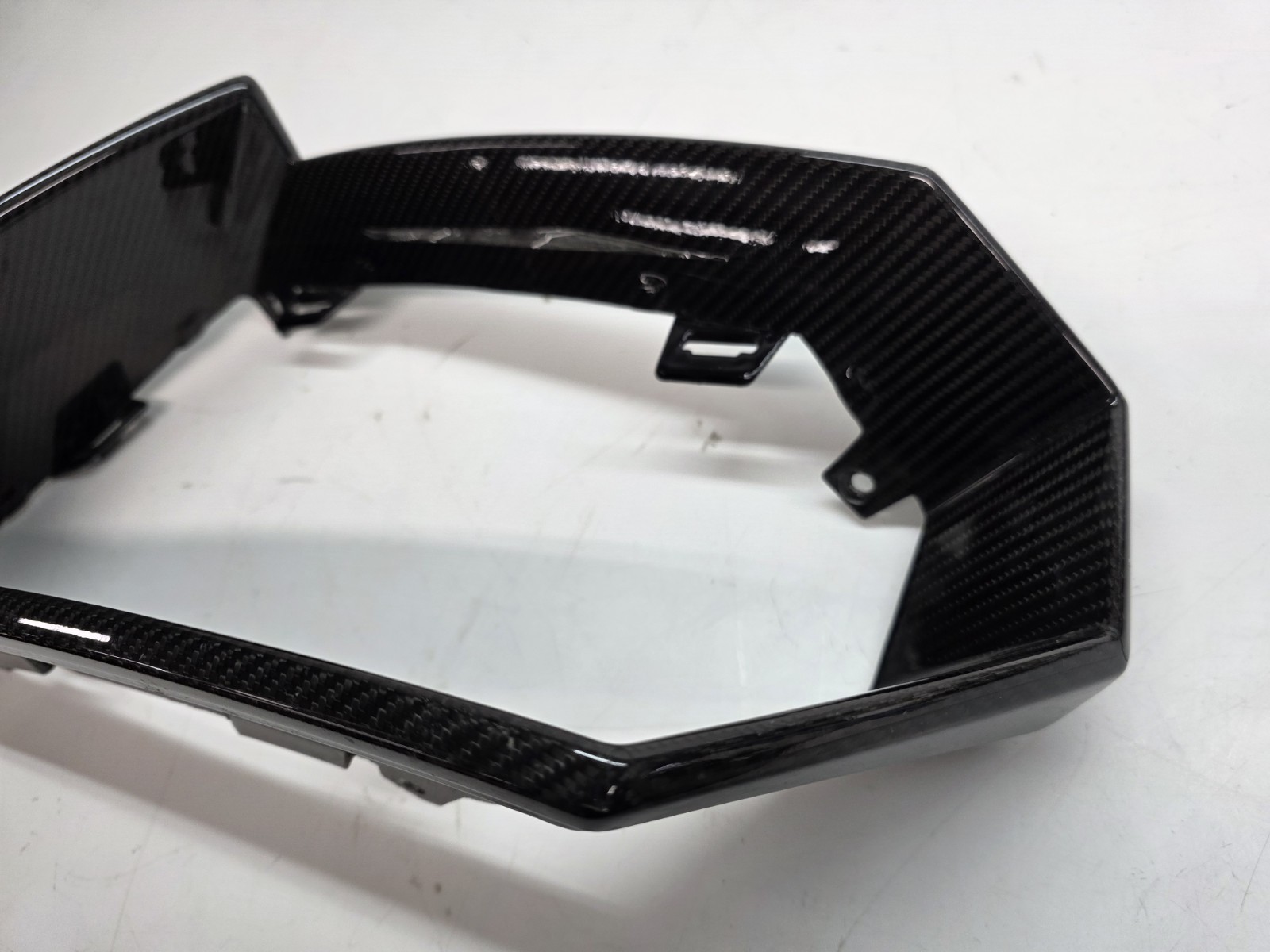 LAMBORGHINI AVENTADOR LP700 PASSENGER RIGHT SIDE CARBON GRILL SURROUND TRIM OEM 